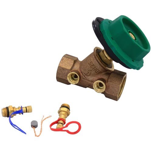 Tecofi RC2105-0050 Клапан балансировочный ручной латунь RC2105 Ду 50 G2" ВР. Артикул MM-000034