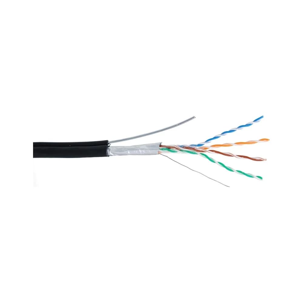 Кабель NETLAN F/UTP 4 пары, Кат.5e (Класс D), 100МГц, одножильный, BC (чистаямедь), внутренний, PVC. Артикул MM-000705
