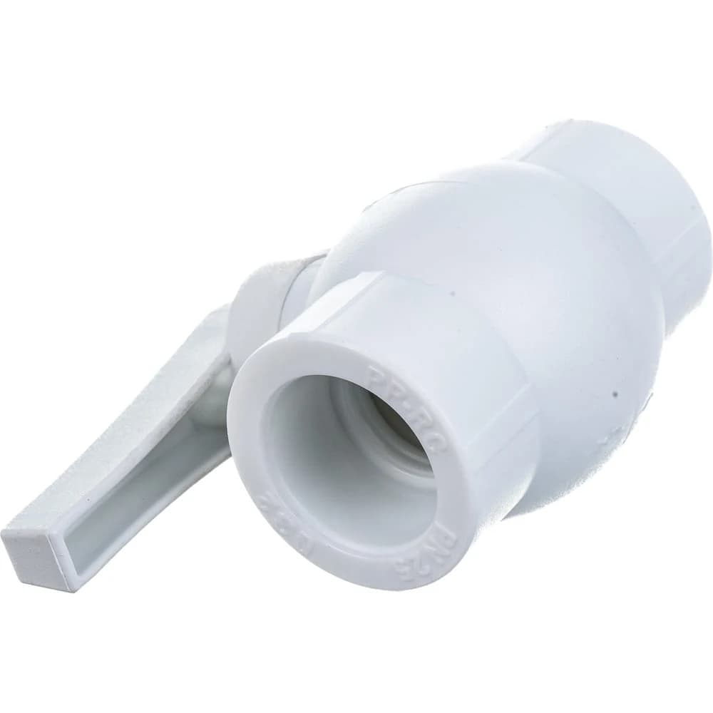Кран шаровой PP-R бел Дн32 VALFEX 10144032. Артикул MM-000969
