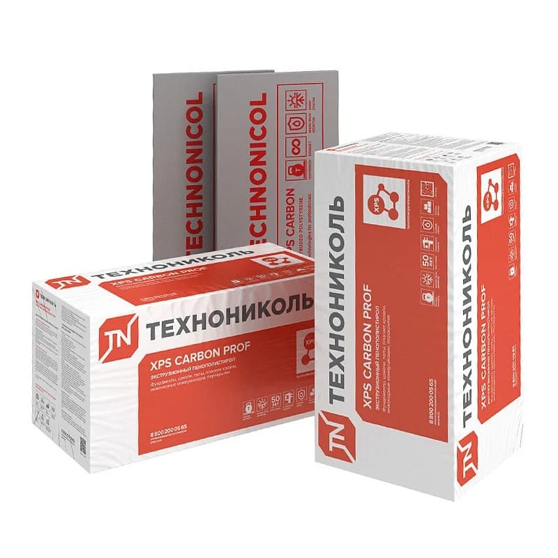 XPS ТЕХНОНИКОЛЬ CARBON PROF 1180х580х50-L. Артикул MM-001087