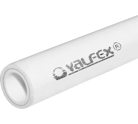 Труба PP-R бел арм стекл Дн75х12,5 Ру25 SDR6 90С 4м VALFEX 10106075. Артикул MM-001157