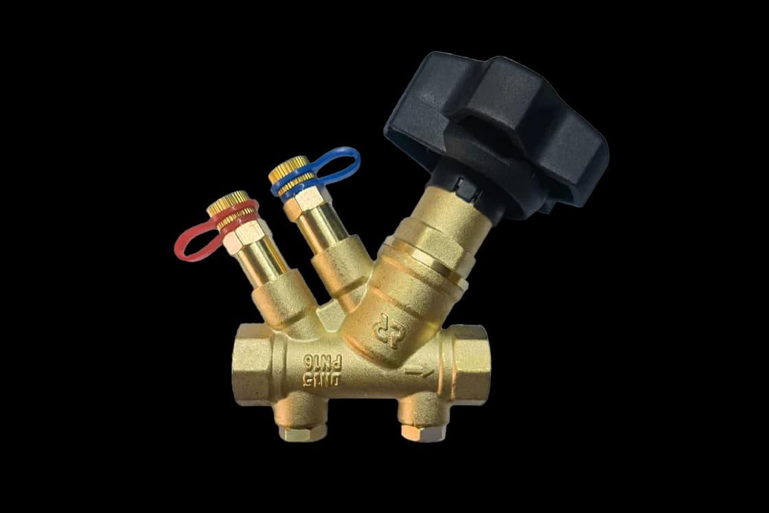 MVT-R DN25 Ручной балансировочный клапан с дренажем. Артикул MM-001567