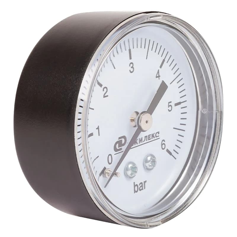 Манометр ДЖИЛЕКС MDA 50/6, 1/4″, аксиальный. Артикул MM-001823