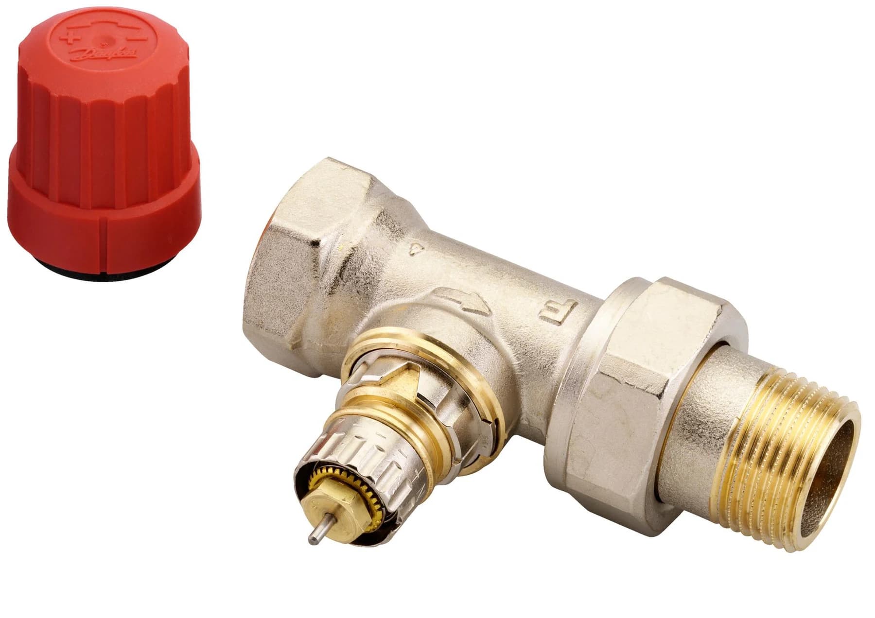 Клапан термостатический Danfoss для двухтрубной системы отопления, прямой, Ду20 (013G7016). Артикул MM-000234