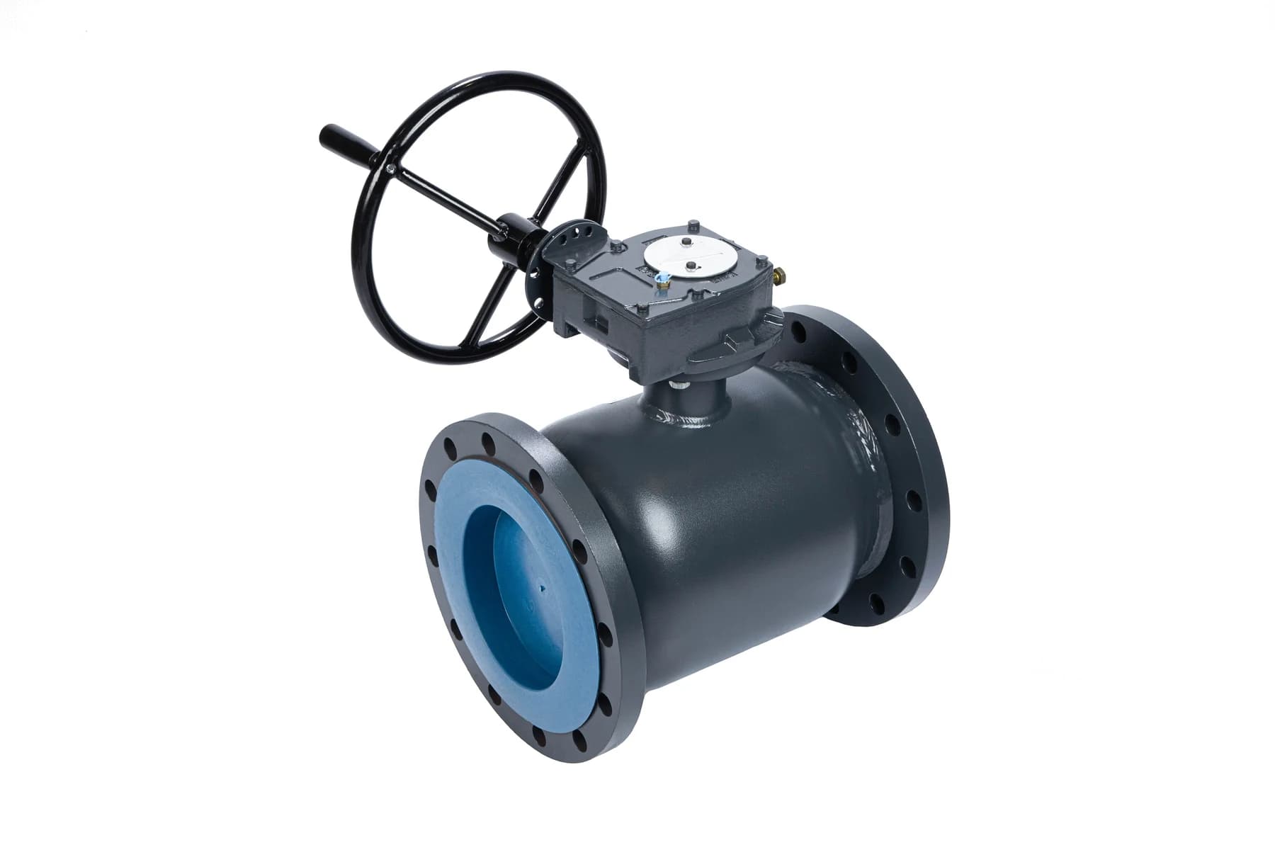 065N0361GR RJIP Premium Кран шаровой FF DN250 PN25 WG (фланцевый, с редуктором, стандартный проход). Артикул MM-000291
